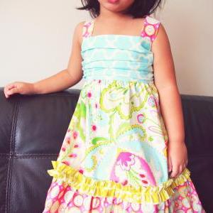 Usha Twirl Dress Pdf, Maxi Dress Pattern, Sizes 3..
