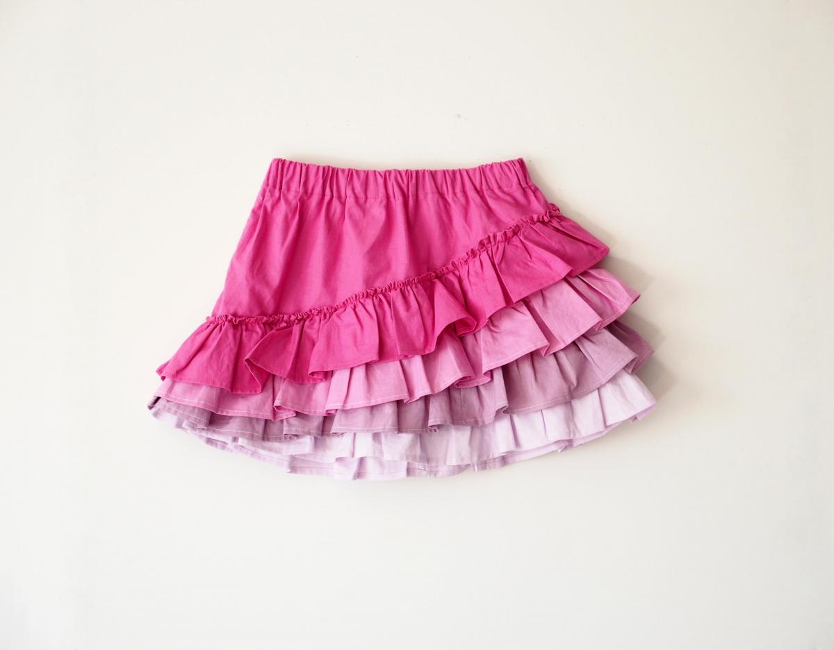 Shapla Ruffle Skirt Pdf Pattern Sizes 0-3 Months To 12 Years!