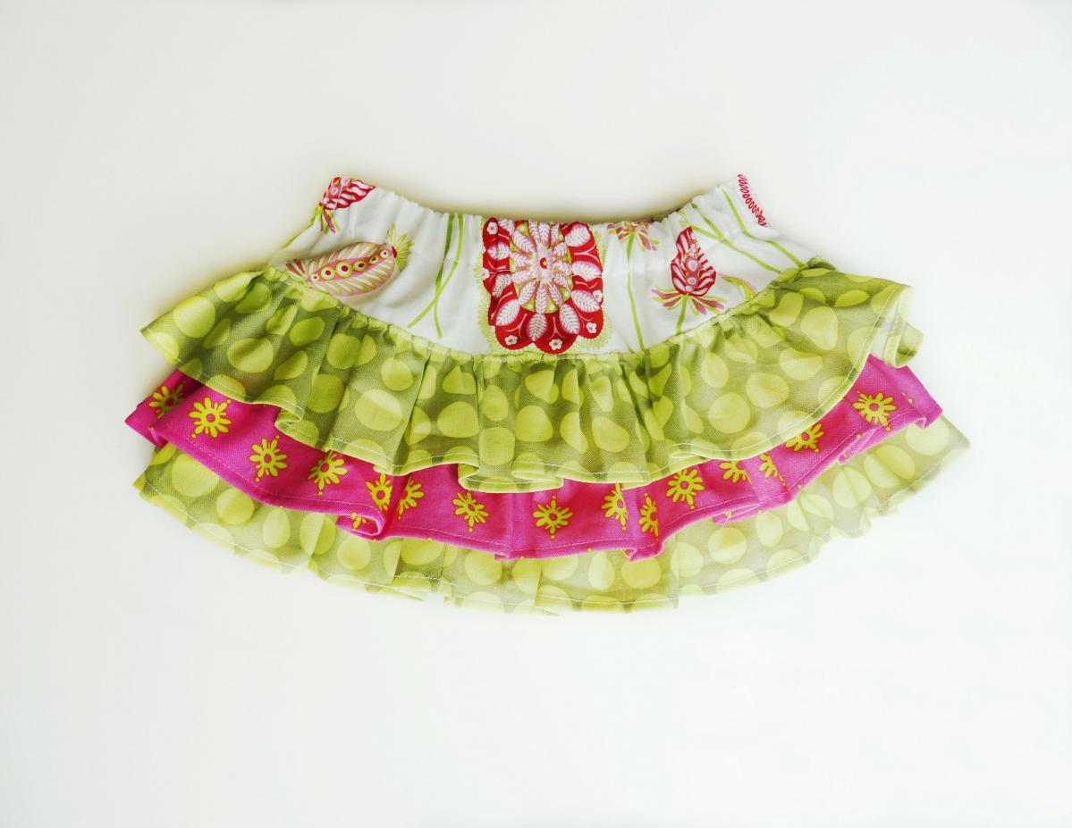 $8.50 Shapla Ruffle Skirt Pdf Pattern Sizes 0-3 Months To 12 Years!