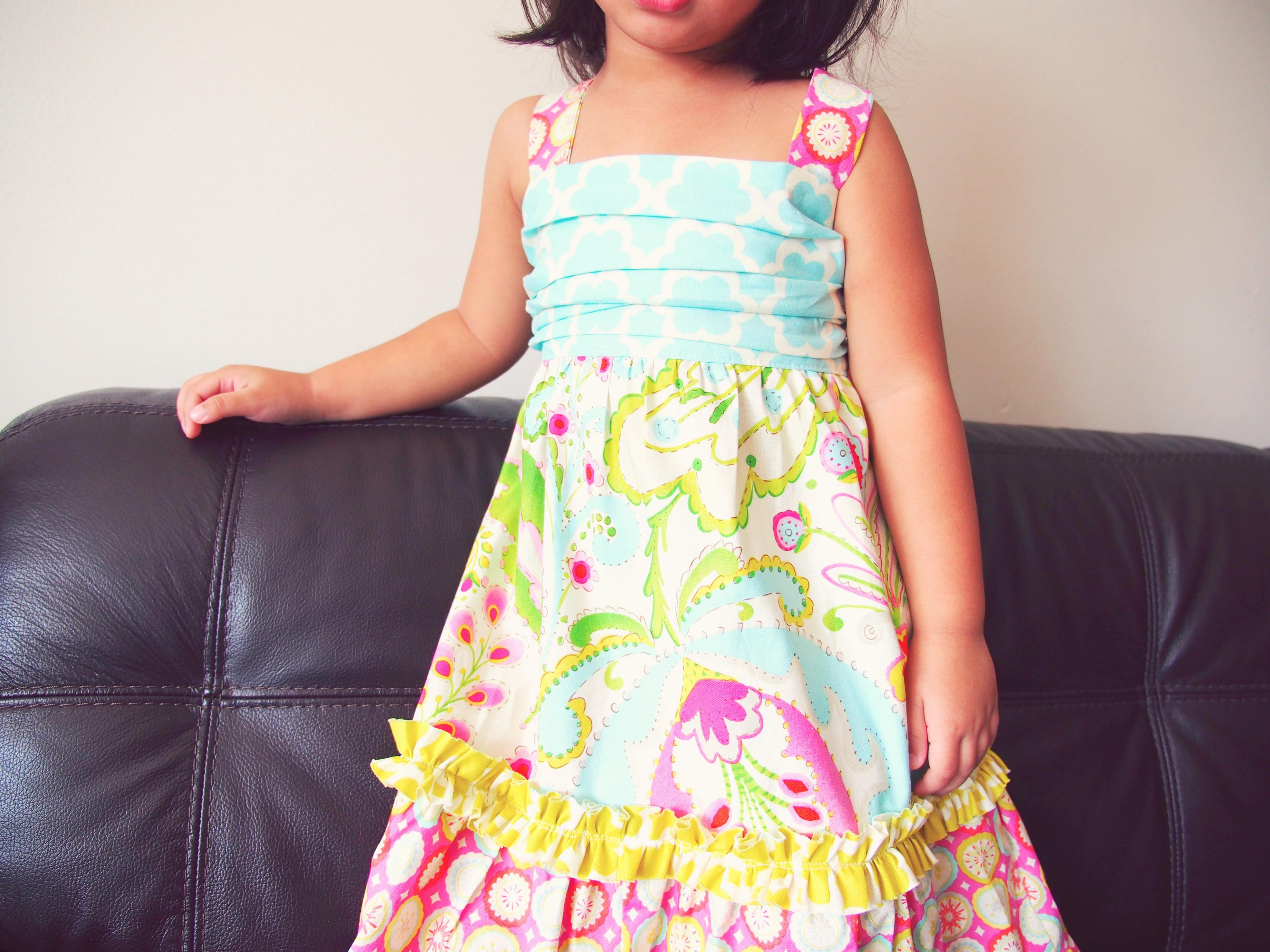 Usha Twirl Dress Pdf, Maxi Dress Pattern, Sizes 3 Months To Girls 14 on
